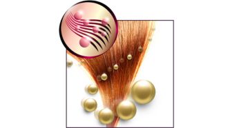 Додатковий догляд за допомогою системи іонізації для гладких і блискучих волосся
