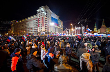 5 марта 2012, 17:00 Переглядів:   На Манежній площі знову пройде мітинг прокремлівських організацій